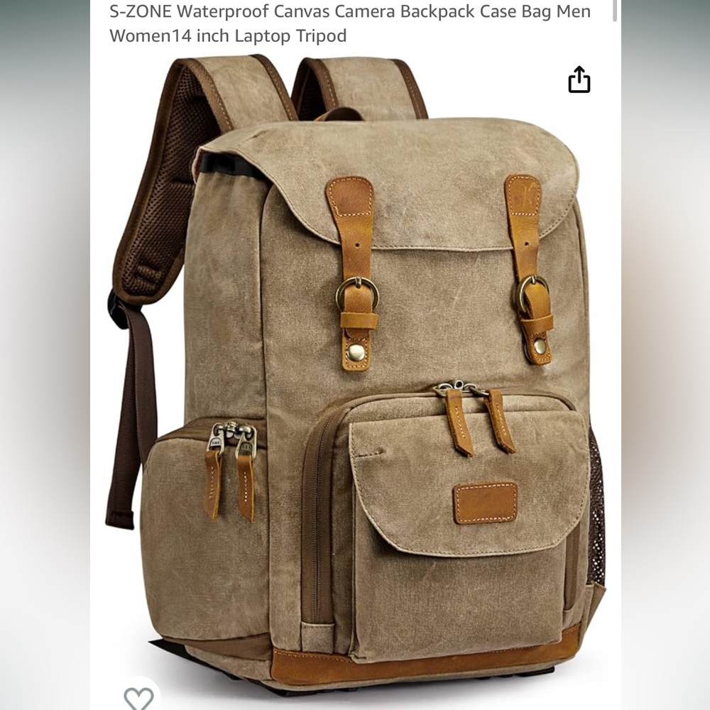 Camera travel backpack